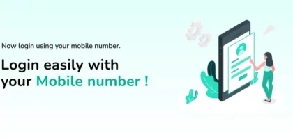 Now login using your mobile number - banner